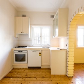 arche de pierre dans le décor photo de l'appartement