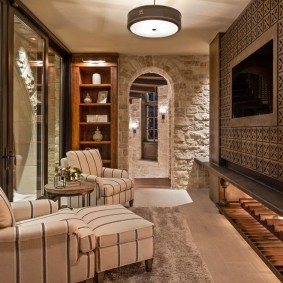 arc en pierre dans l'appartement photo intérieur