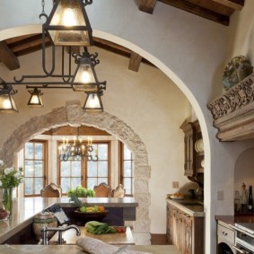voûte de pierre dans les idées photo appartement