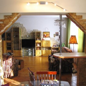voûte en pierre dans l'appartement photo options