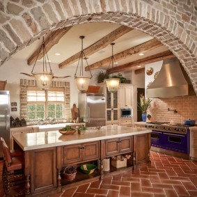 voûte de pierre dans les idées d'idées d'appartement