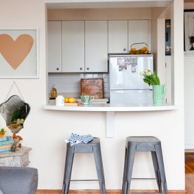 bar counter in apartment photo ideas