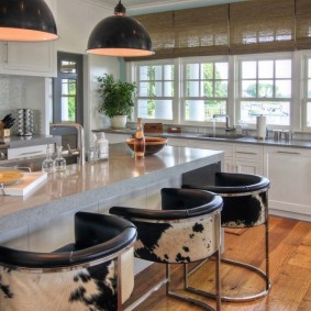 bar counter in the apartment photo registration