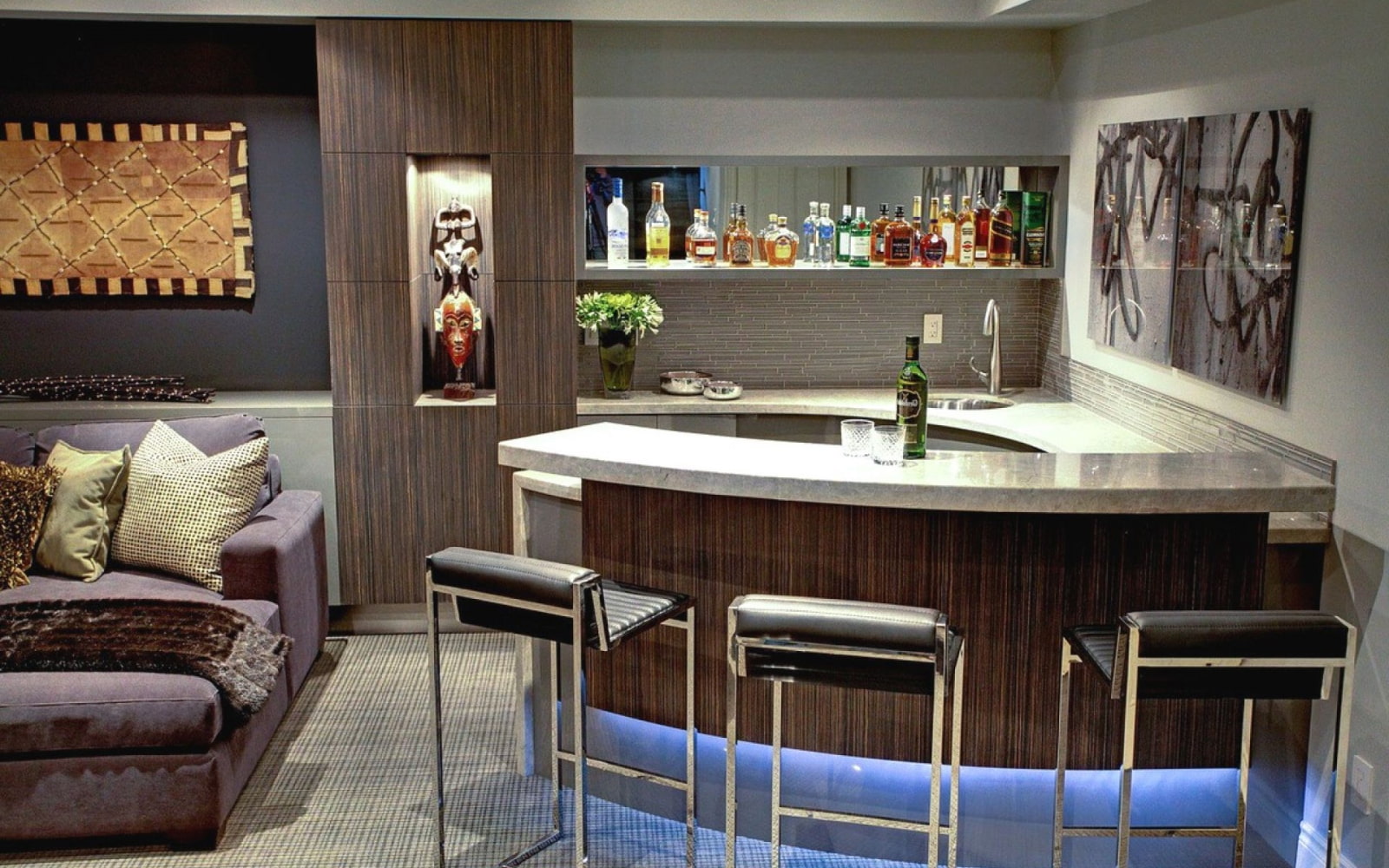 bar counter design photo