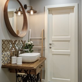 การออกแบบประตูสีขาว