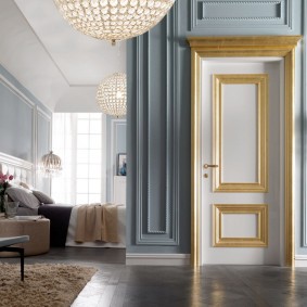 แนวคิดการตกแต่งภายในประตูสีขาว