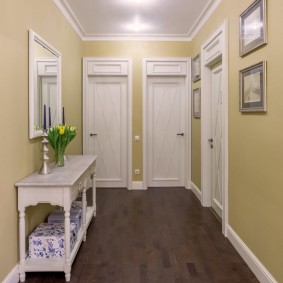 ประตูสีขาวในความคิดชนิดของอพาร์ทเม้นท์