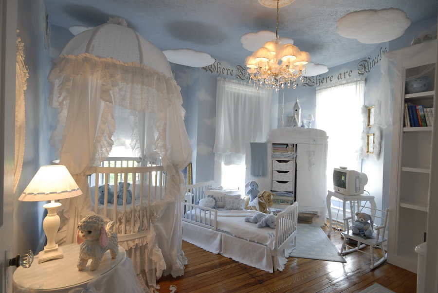 Children's room for a newborn baby