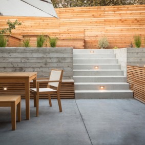 Marches d'escalier en béton