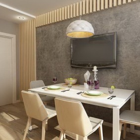 plâtre décoratif dans la cuisine