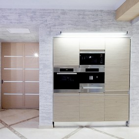 plâtre décoratif dans les idées de conception de cuisine