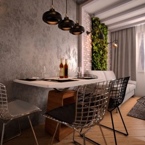 stuc décoratif dans les idées de décoration de cuisine