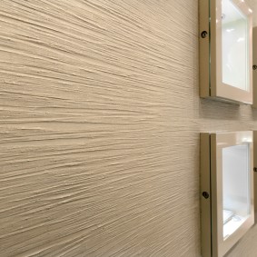 plâtre décoratif à l'intérieur de la cuisine