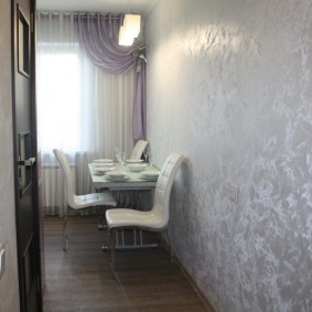 plâtre décoratif à l'intérieur de la photo de cuisine