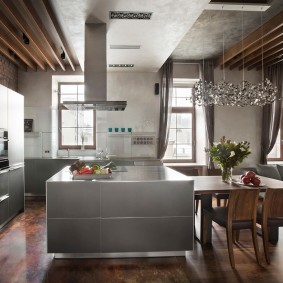 plâtre décoratif dans les espèces de photos de cuisine