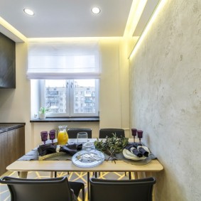 plâtre décoratif dans la cuisine sortes d'idées