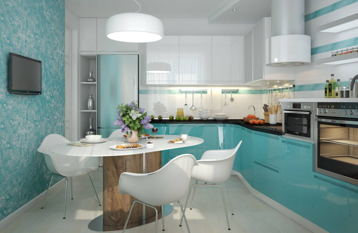 plâtre décoratif à l'intérieur de la cuisine