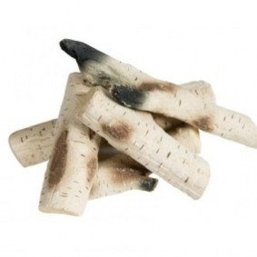 الحطب البتولا الزخرفية عن biofireplace