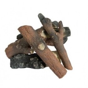 الحطب السيراميك الزخرفية ل biofireplace