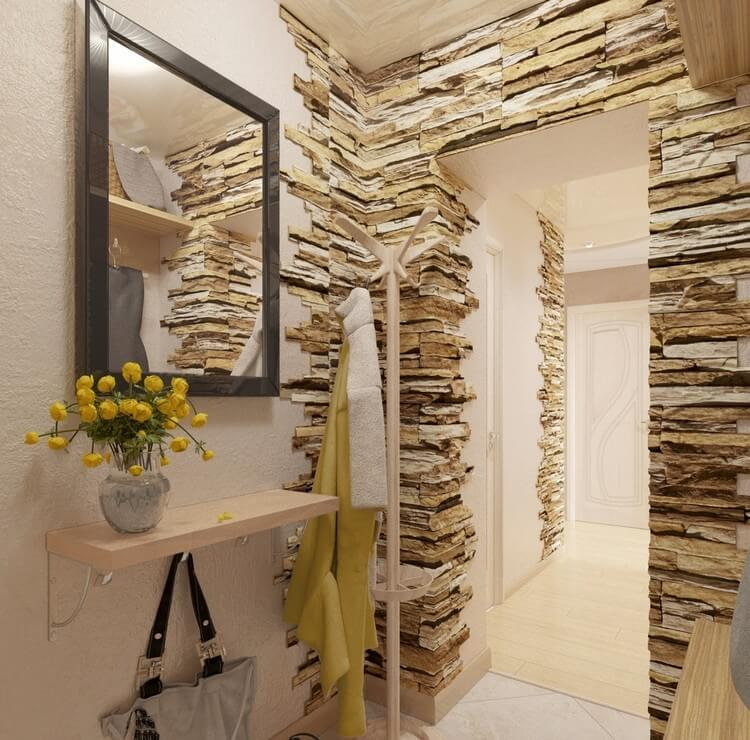 pierre décorative à l'intérieur