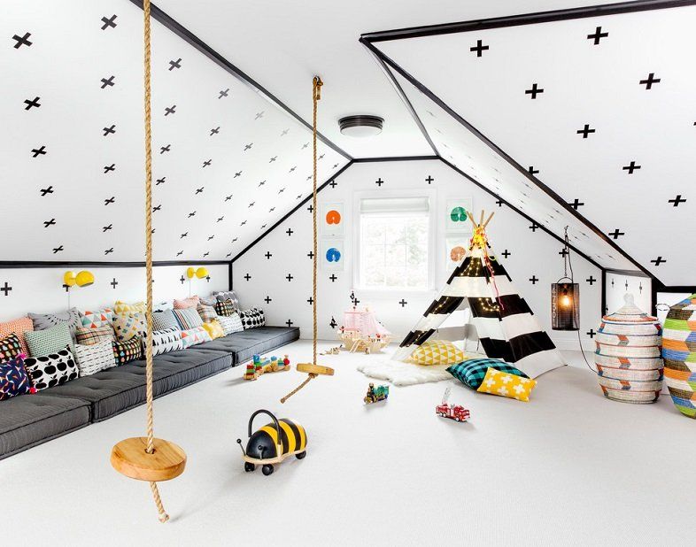 photo de conception de salle de jeux pour enfants