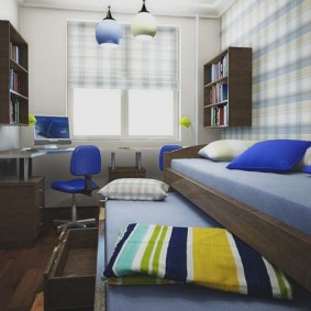 cameretta per bambini 9 mq arredamento foto