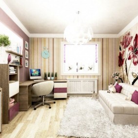 camera dei bambini 9 mq tipi di arredamento