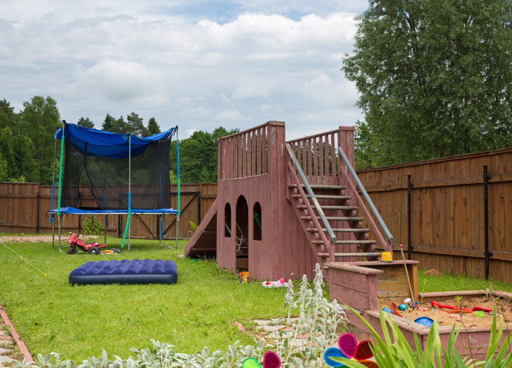 Aire de jeux chic au chalet