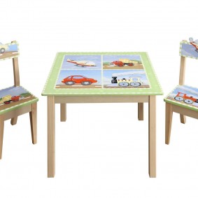 chaise enfant en bois idées photo