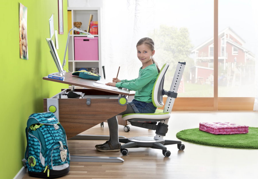 เก้าอี้กระดูกและข้อสำหรับเด็กนักเรียน