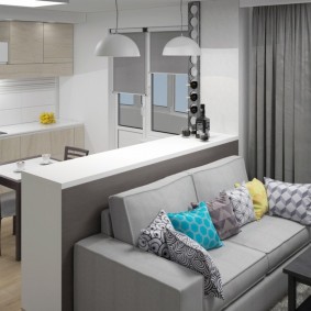 appartamento con una camera da letto