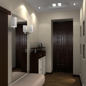 disegno fotografico della maglietta dell'appartamento con una camera da letto