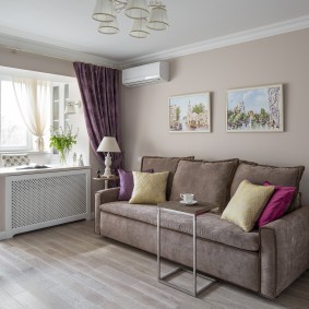 conception d'un appartement d'une chambre