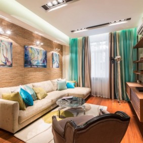 photo de conception d'un appartement d'une chambre