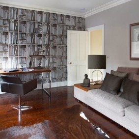 Carta da parati in vinile con libreria per stampa fotografica