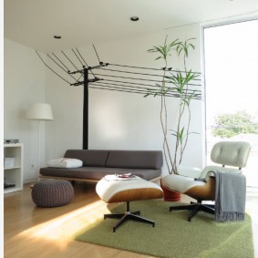 Pittura d'interni come accento nel soggiorno