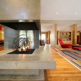 مدفأة الوقود الحيوي على غرار الجزيرة