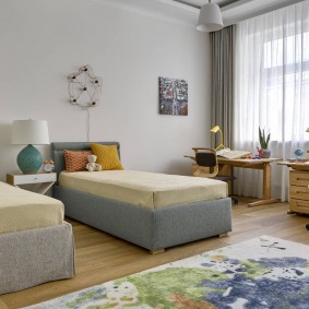 Giường trẻ em trong phòng bé trai