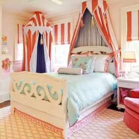 Striped Tent Canopies