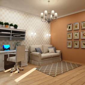 โซฟาขนาดเล็กในห้องเด็ก