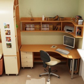 โต๊ะคอมพิวเตอร์แบบมุม