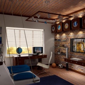 Gençler için modern çocuk odası