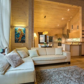 Angular configuration low sofa