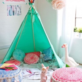 Permainan pondok untuk kanak-kanak kecil