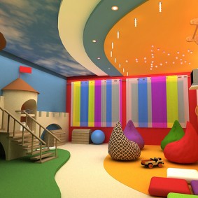 Siling plasterboard pelbagai peringkat