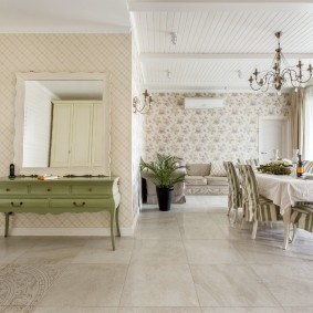 Ομάδα φαγητού με μαλακές καρέκλες