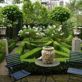 Petit jardin régulier