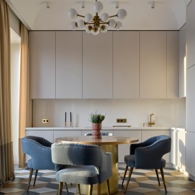 พื้นที่รับประทานอาหารของห้องครัวห้องนั่งเล่น