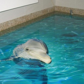 Plancher autonivelant avec image réaliste