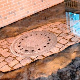 Plancher en polymère brillant